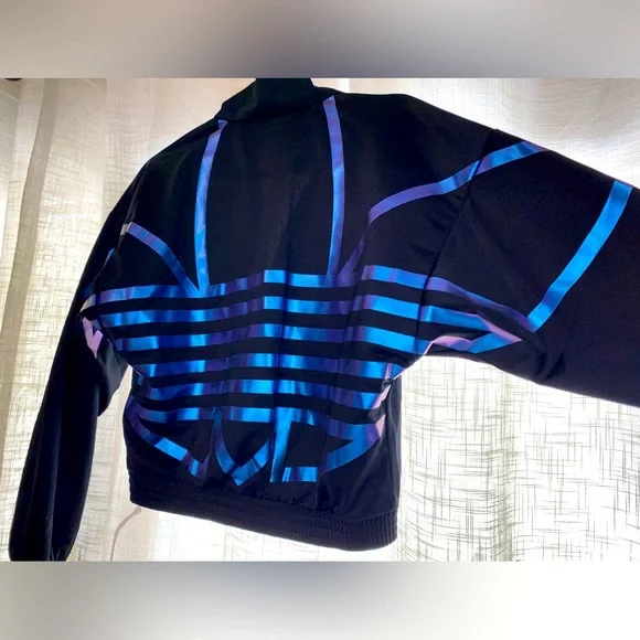 NWT Adidas Cropped Track Jacket - Picture 2 of 6